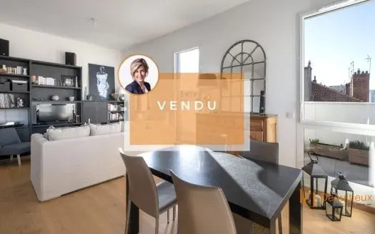 Vendu appartement 4 pièces 98.00 m², 69006