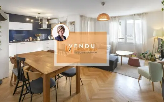 Vendu appartement 4 pièces 85.52 m², 69100