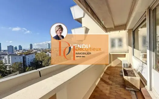Vendu appartement 4 pièces 96.10 m², 69100