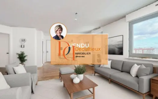 Vendu appartement 5 pièces 104.12 m², 69100