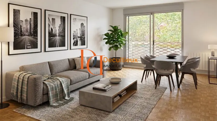 Appartement 3 pièces 75 m² · à Villeurbanne · 74,6 m² · 225 000 €