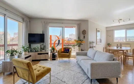 Vente appartement 5 pièces 114.19 m², 69100